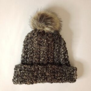 Knit Hat with Pom Pom
